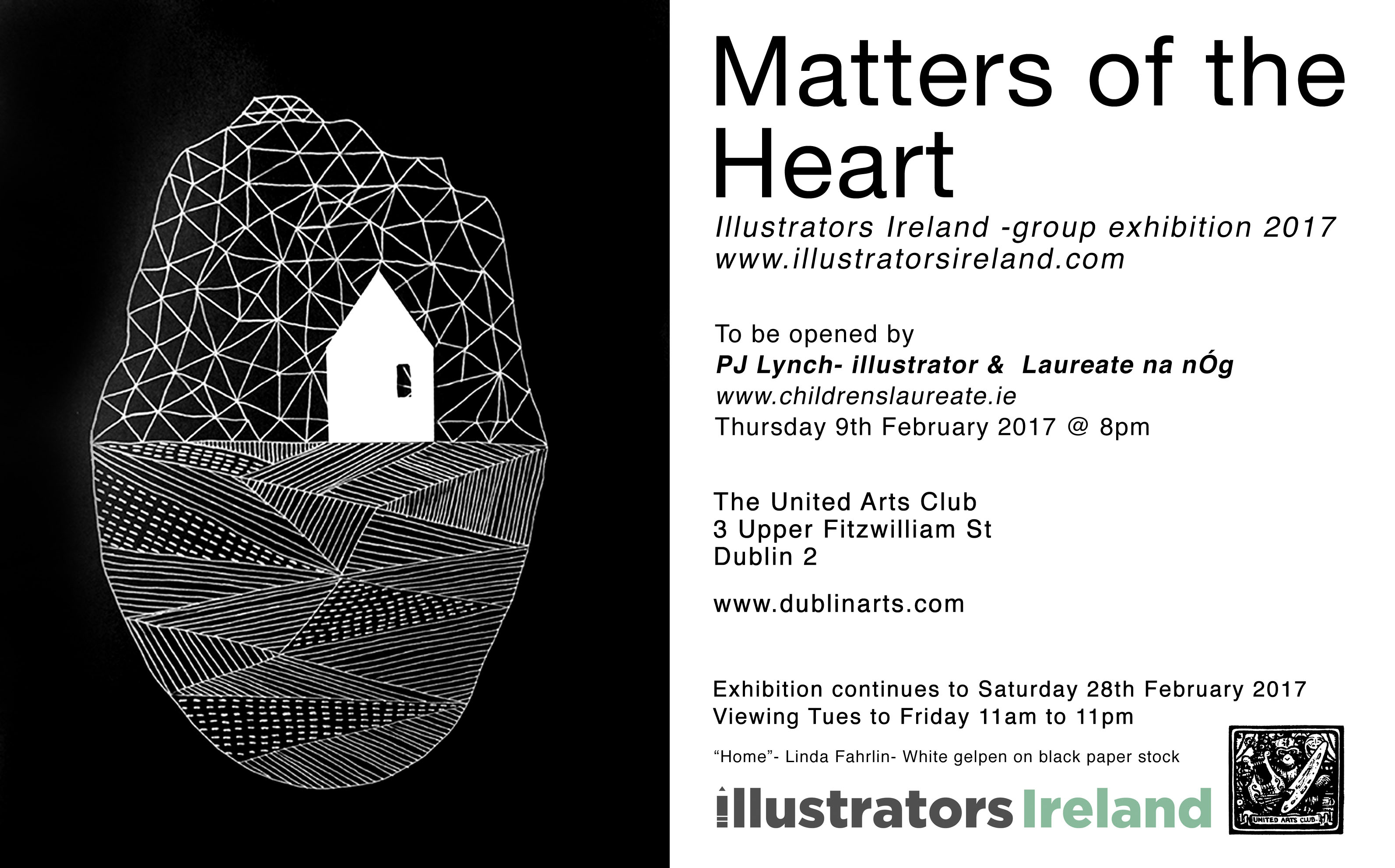 Matters of the heart Exhibition Invite The United Arts Club